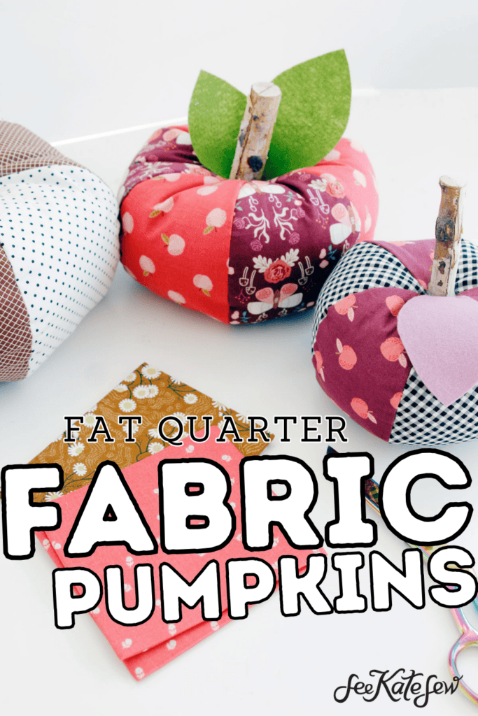 Fabric Pumpkin Sewing Tutorial + Free Pattern