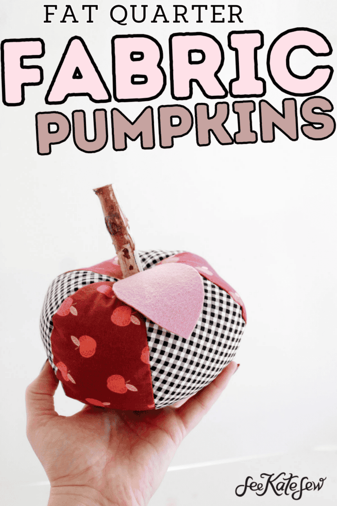 Fabric Pumpkin Sewing Tutorial + Free Pattern