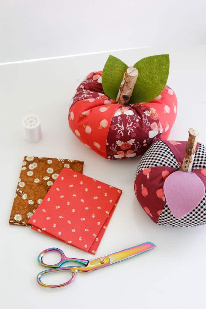 Fabric Pumpkin Sewing Tutorial + Free Pattern