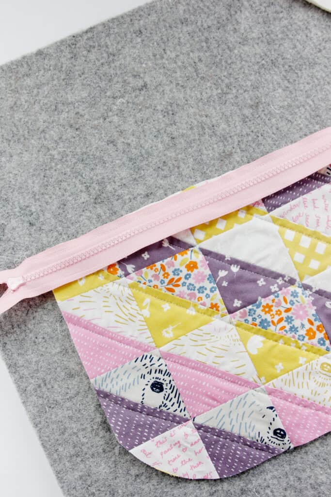 Charm Square Zipper Pouch