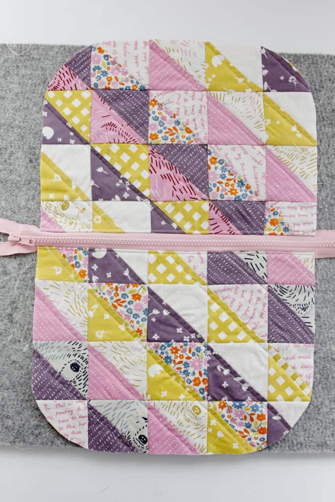 Charm Square Zipper Pouch