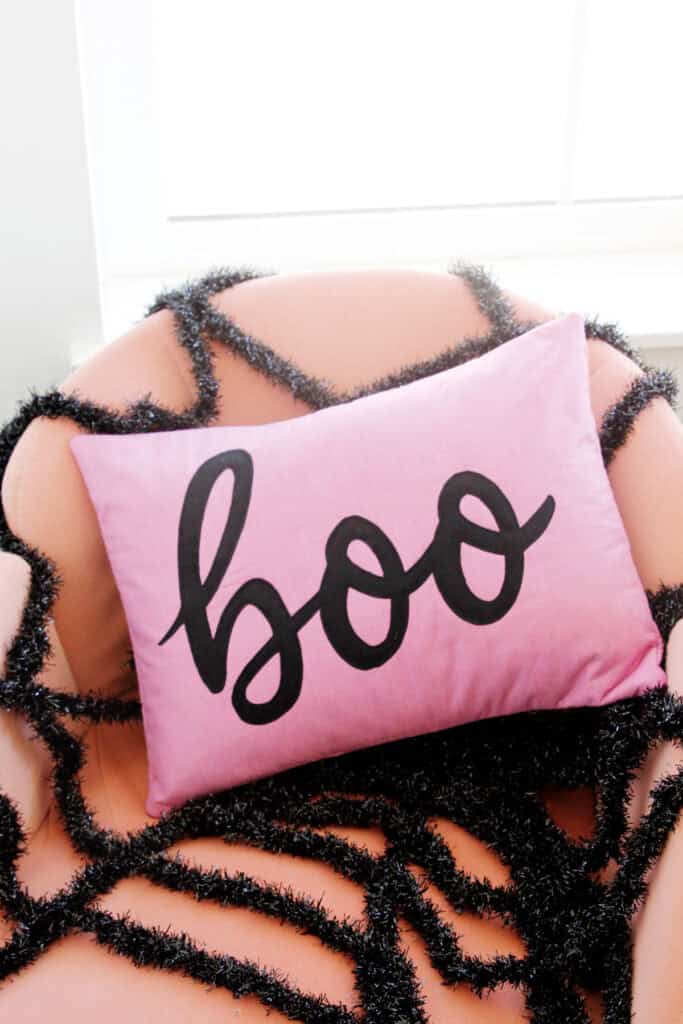 Halloween Boo Pillow Appliqué Sewing Pattern