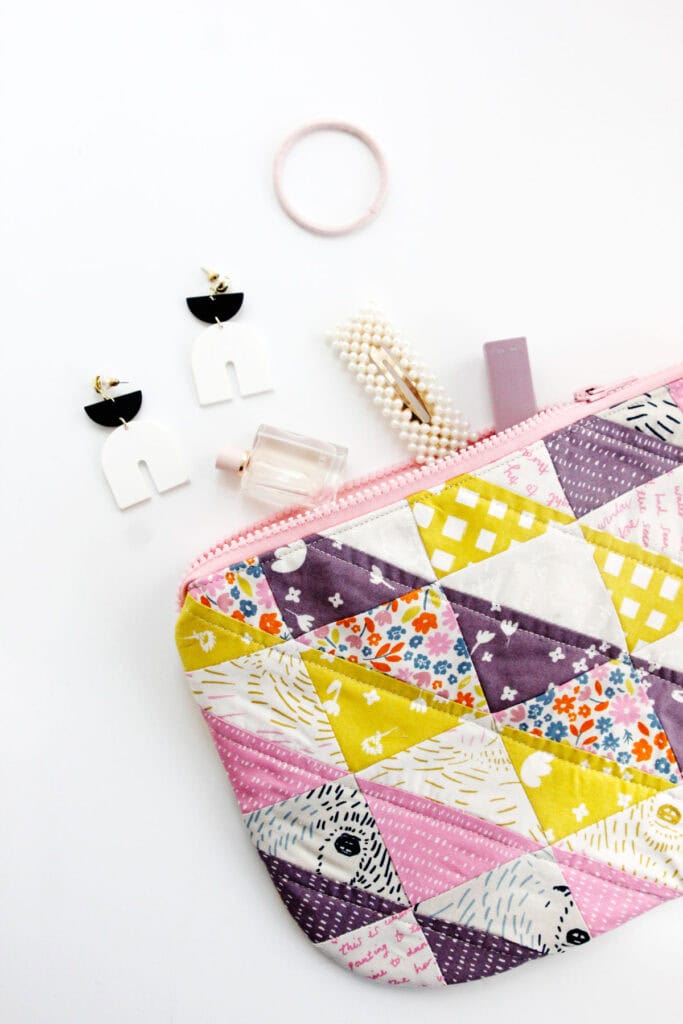 Charm Square Zipper Pouch