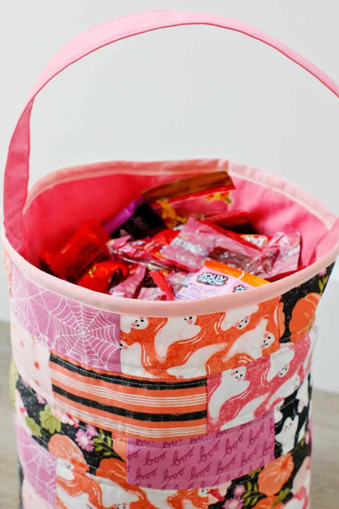 Fabric Halloween Bucket