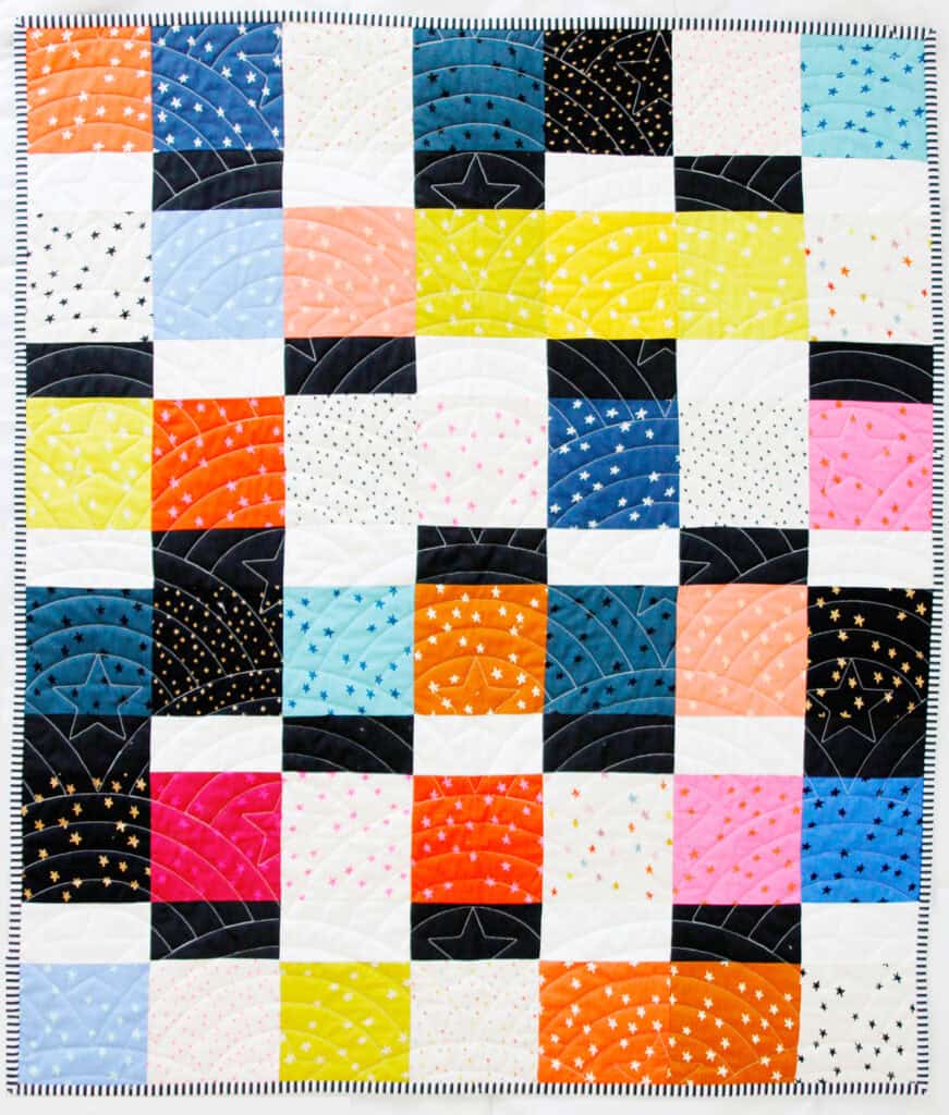 Easy Charm Square Quilt Sewing Pattern