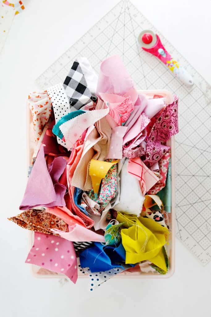 Why I never throw away fabric scraps with this viral Pinterest hack!