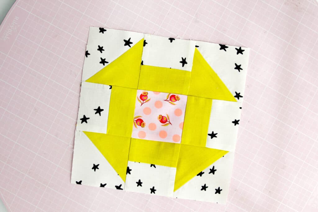 Churn Dash Quilt Block