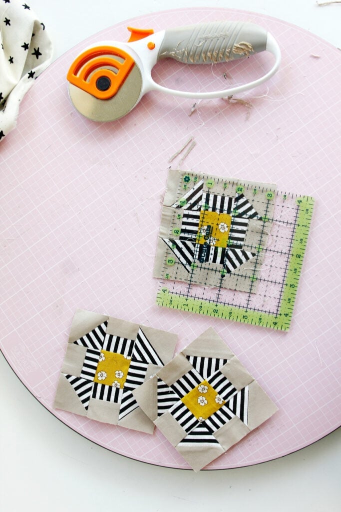 Ice Cream Pint Cozy with Churn Dash Blocks