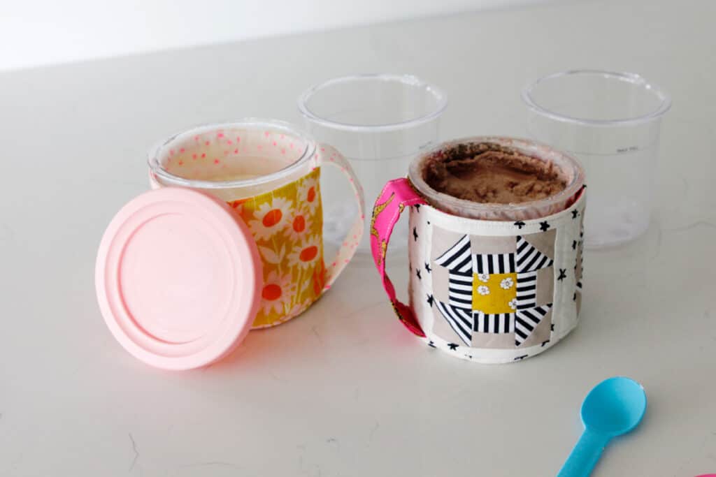 Ice Cream Pint Cozy Pattern - Ninja Creami Holder Tutorial