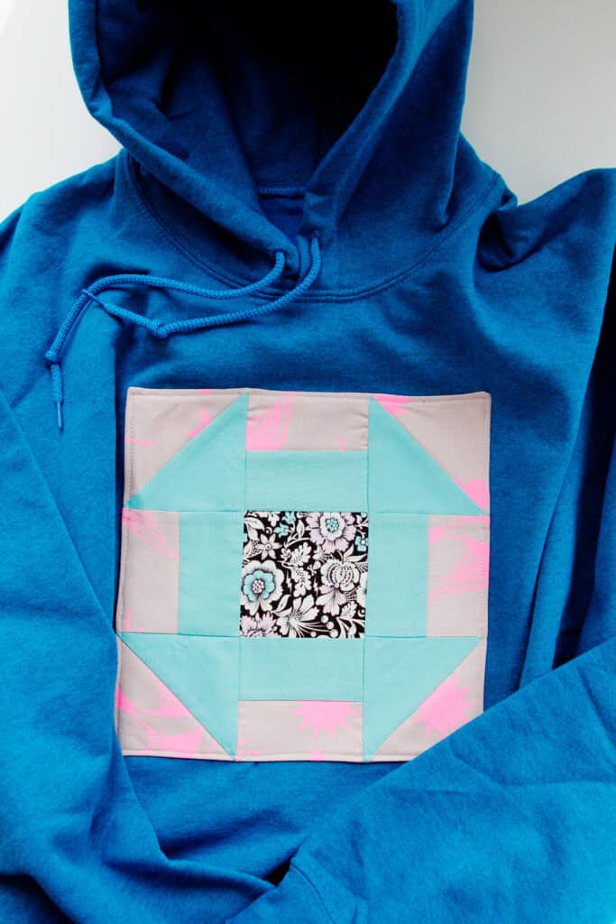 Quilt Block Sweatshirt Tutorial & Free Pattern