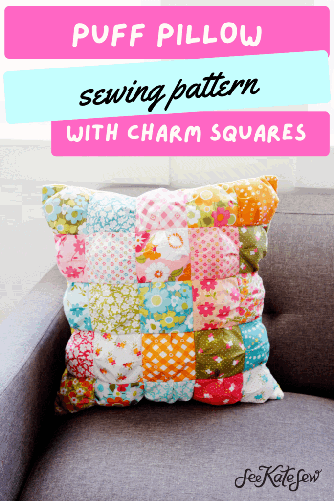 Puff Pillow Sewing Pattern