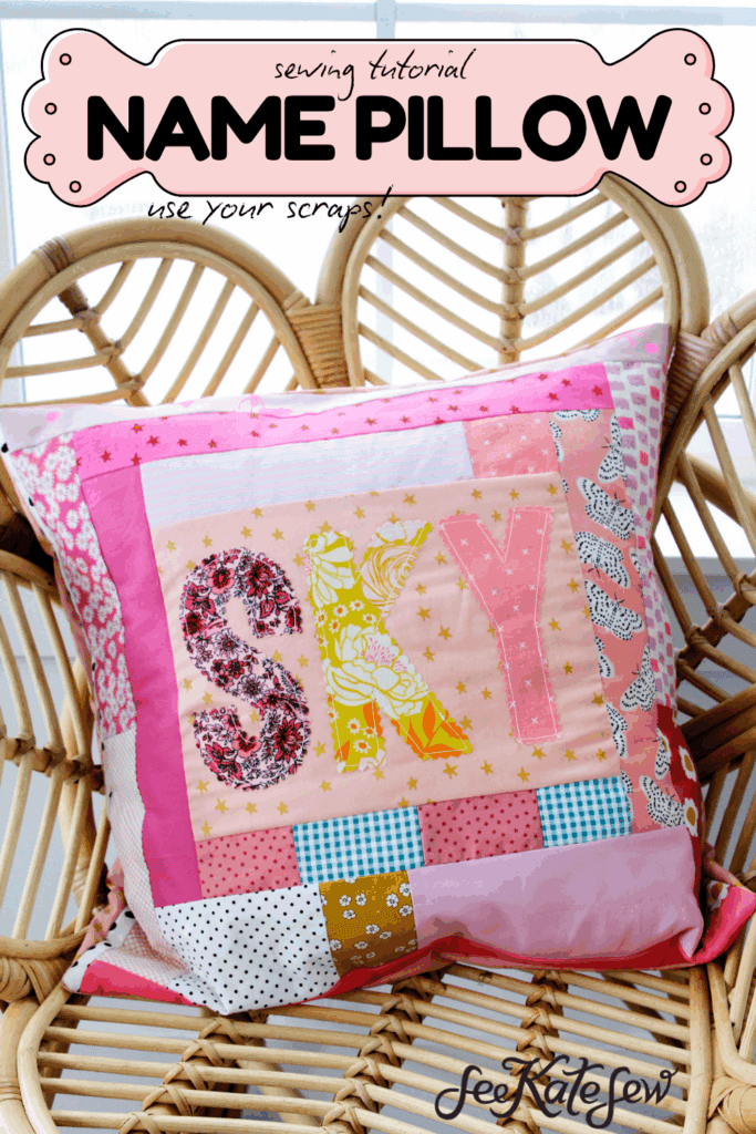 Personalized Name Pillow Sewing Tutorial