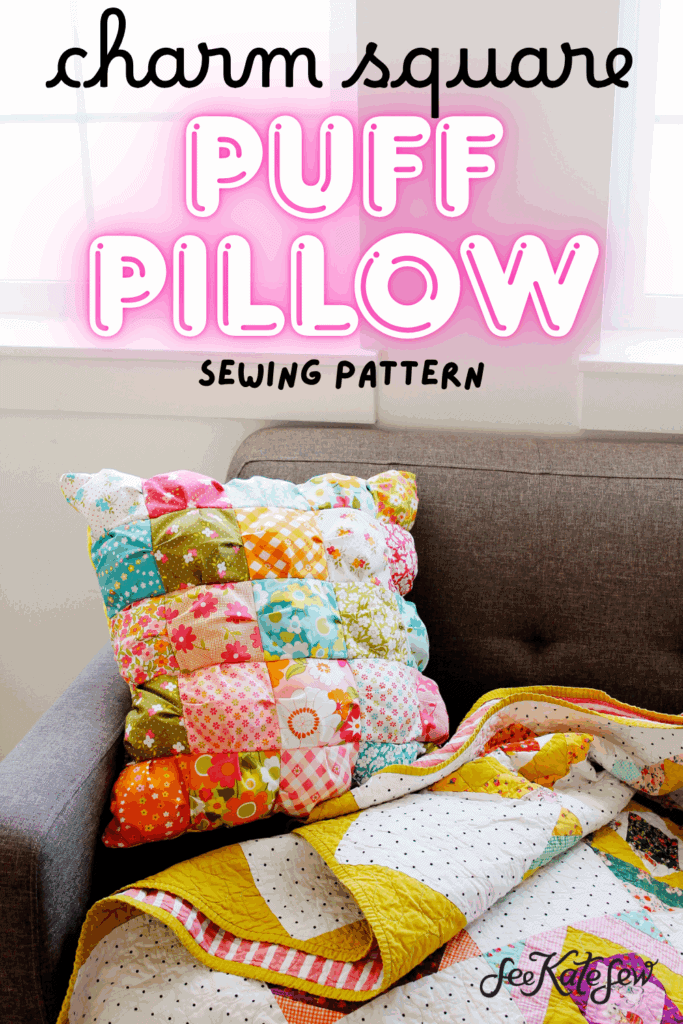 Puff Pillow Sewing Pattern