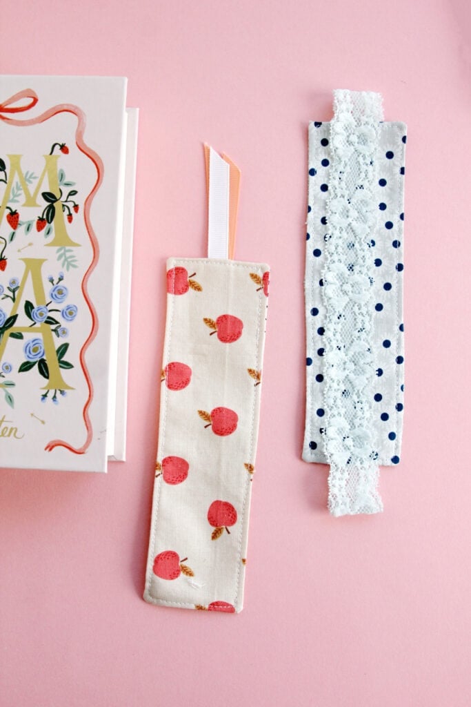 Fabric Scrap Bookmarks