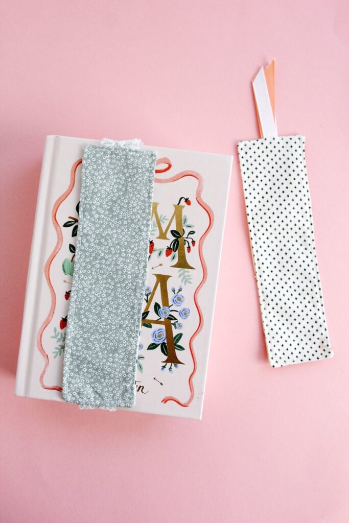 Fabric Scrap Bookmarks