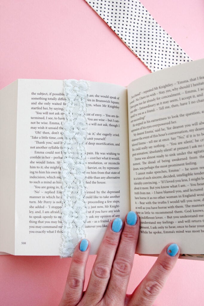 Fabric Scrap Bookmarks