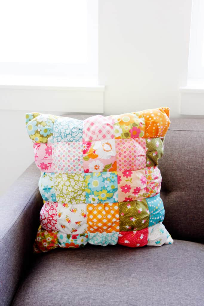 Puff Pillow Sewing Pattern
