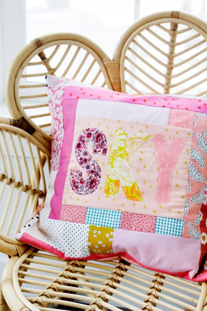 Personalized Name Pillow Sewing Tutorial