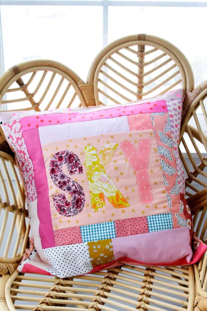 Personalized Name Pillow Sewing Tutorial