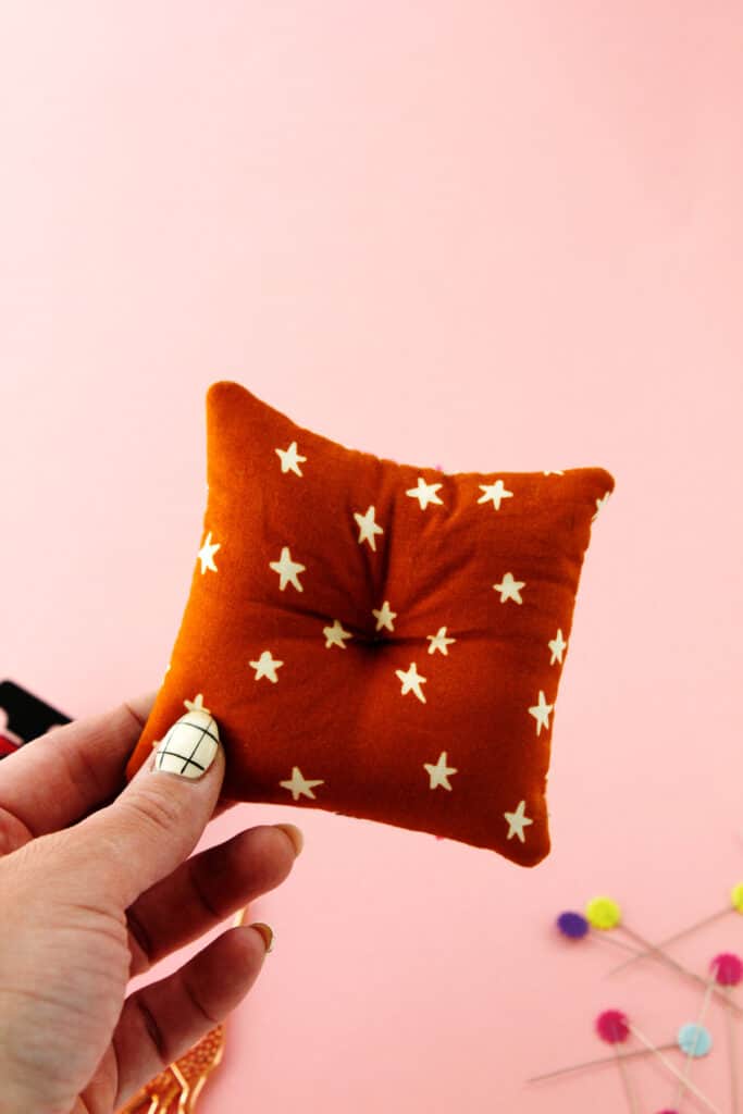 scrappy pincushion