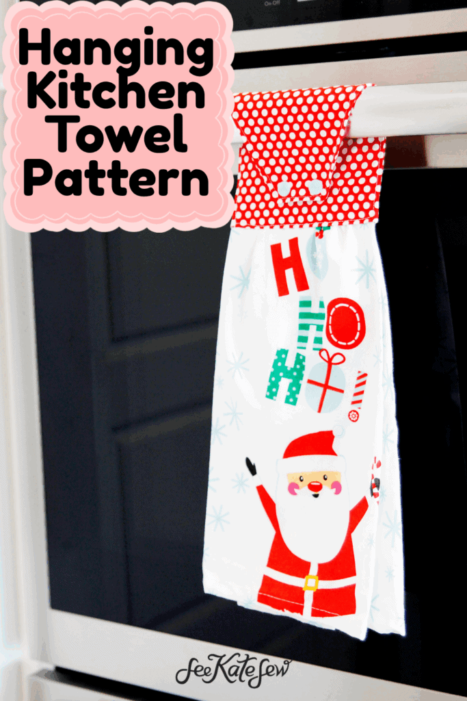 Hanging Towel Sewing Pattern 